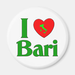 I Love Bari Italy Magnet