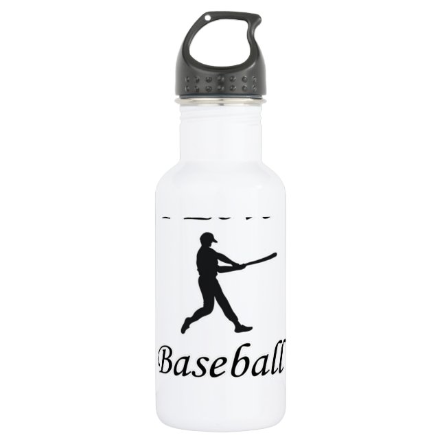 I Love Baseball 532 Ml Water Bottle (Front)