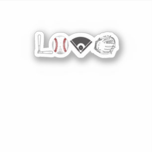 I Love Baseball  Funny Baseball Lover Amp Softball