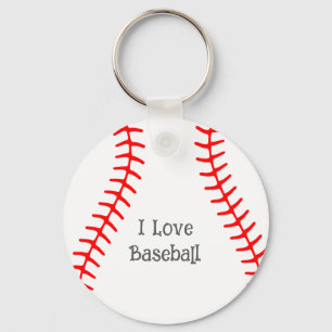 I love Baseball Key Ring