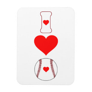 I love baseball magnet