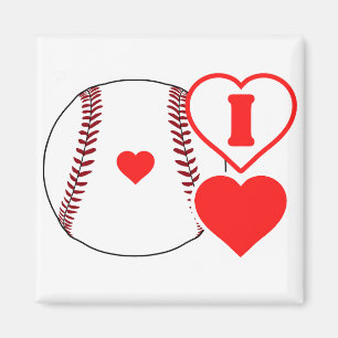 I love baseball magnet