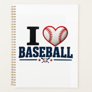 I Love Baseball Planner   Baseball Dad Gift   Fath