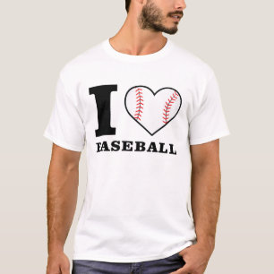I Love Baseball T-Shirt