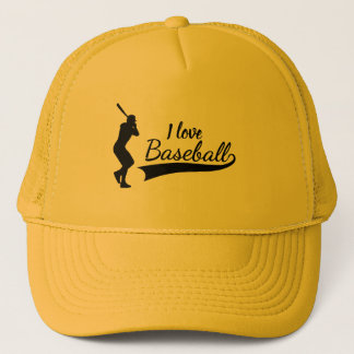 I love Baseball Trucker Hat