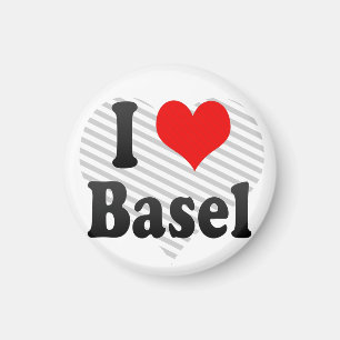 I Love Basel, Switzerland Magnet