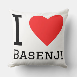 I love basenji cushion