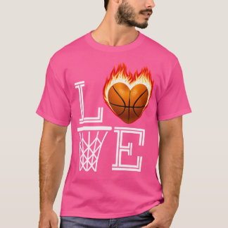 I Love Basketball 	 Basketball Lover Gift For Wome T-Shirt