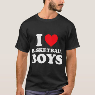 I Love Basketball Boys Shirt I Heart Basketball Bo