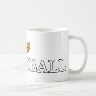 I Love Basketball Coffee Mug