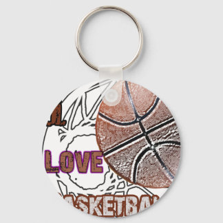 I Love Basketball Defence! Key Ring