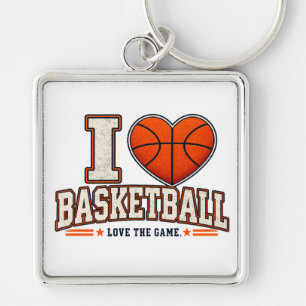 I Love Basketball Keychain Basketball Player Gif