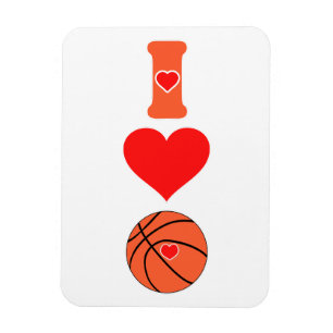 I love basketball magnet