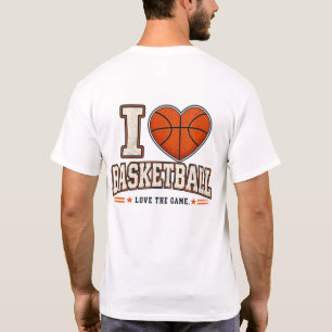 I Love Basketball Men’s T-Shirt   Basketball Dad S