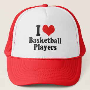 I Love Basketball Players Trucker Hat