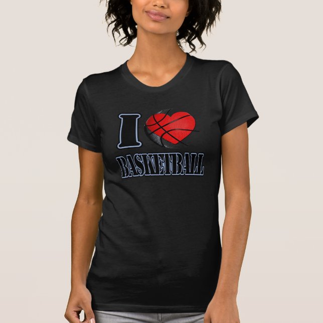 I love Basketball T-shirt (Front)