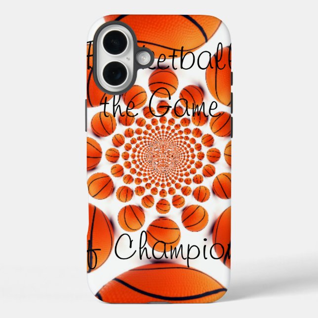 I Love Basketball: The Game of Champions Art Print Case-Mate iPhone Case (Back)
