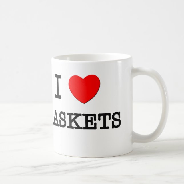 I Love Baskets Coffee Mug (Right)