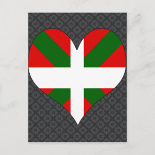 I Love Basque Postcard