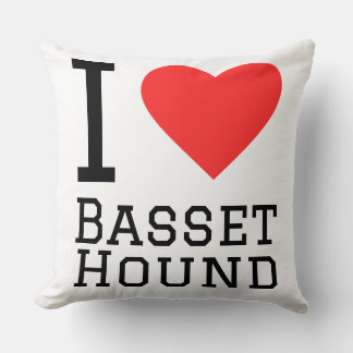 I love basset hound cushion