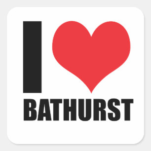 I love Bathurst Square Sticker