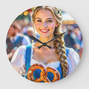 I LOVE BAVARIA LARGE CLOCK