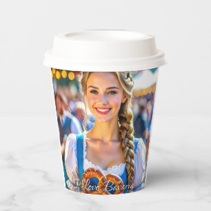 I LOVE BAVARIA PAPER CUPS