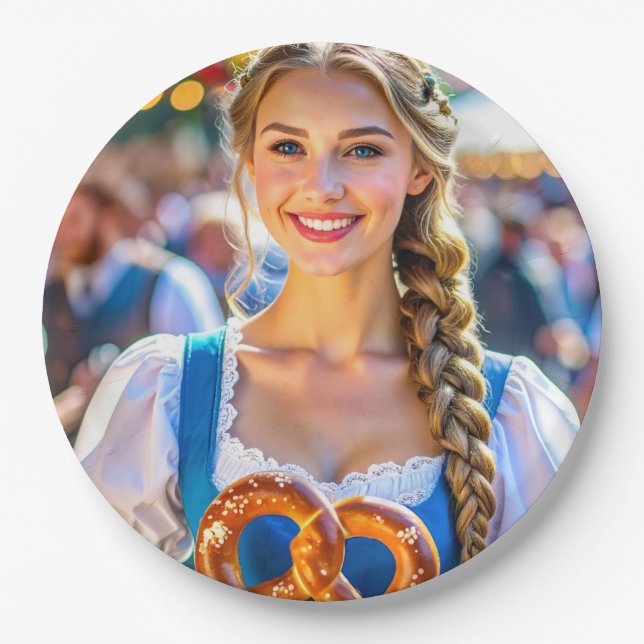 I LOVE BAVARIA PAPER PLATE (Front)