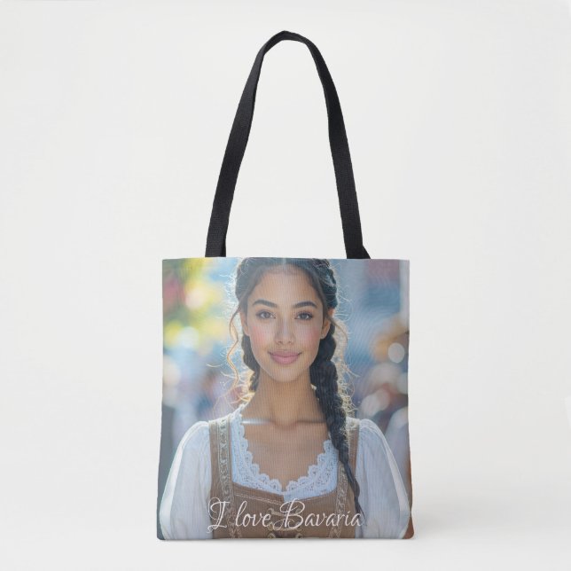 I LOVE BAVARIA TOTE BAG (Front)