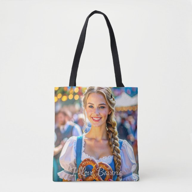I LOVE BAVARIA TOTE BAG (Front)