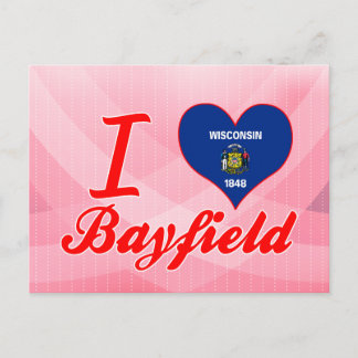 I Love Bayfield, Wisconsin Postcard