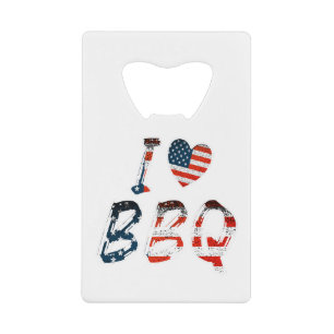 I love bbq, American patriotic