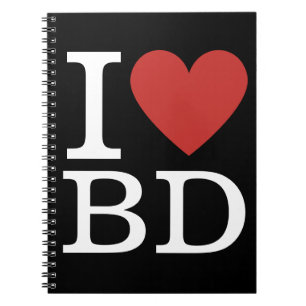 I ❤️ Love BD - Building Department NOTEBOOK