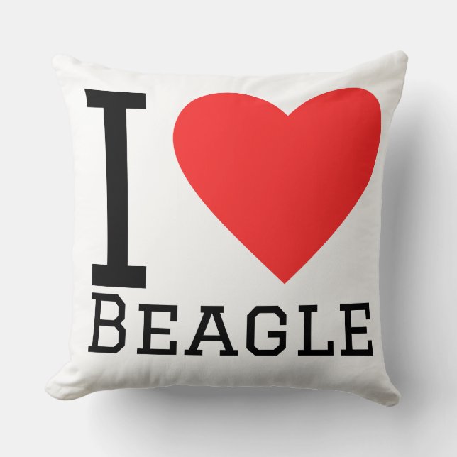 I love beagle  cushion (Front)