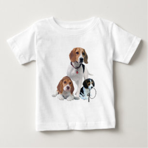 I Love Beagles Baby T-Shirt