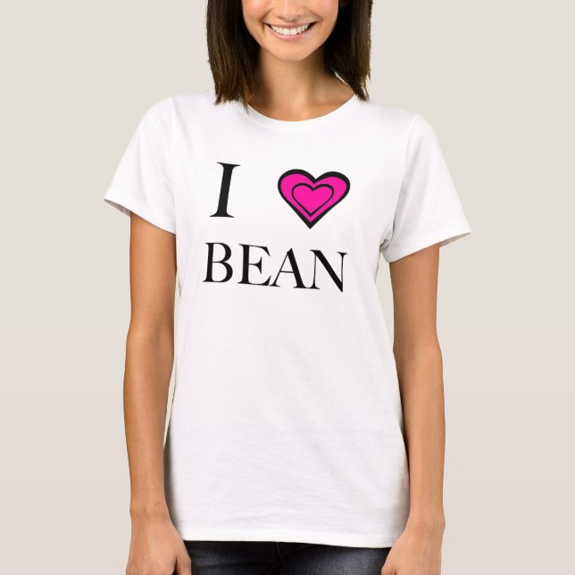 I Love Bean! T-Shirt (Front)