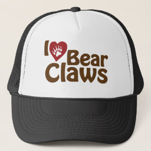 i love bear claws trucker hat