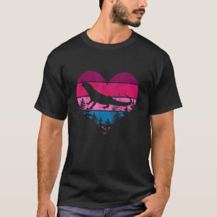 I Love Bearded Dragons Heart Vintage Retro Beardie T-Shirt