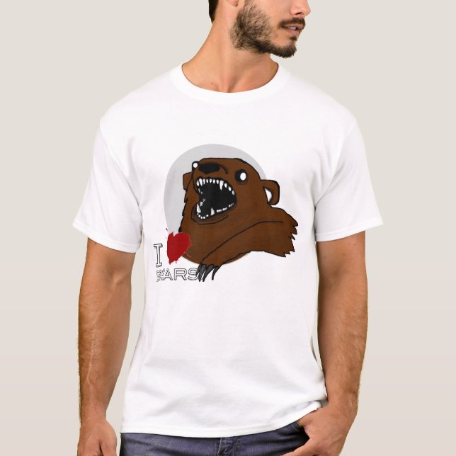 I Love Bears T-Shirt (Front)