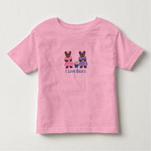 I Love Bears Toddler T-Shirt