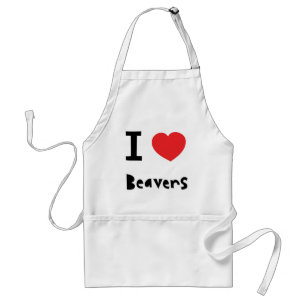 I love Beavers Standard Apron