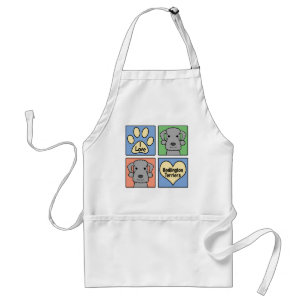 I Love Bedlington Terriers Standard Apron