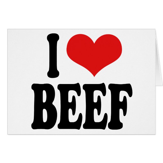I Love Beef (Front Horizontal)