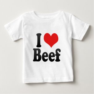 I Love Beef Baby T-Shirt