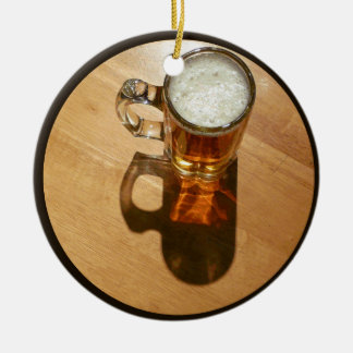 I love Beer Ceramic Ornament