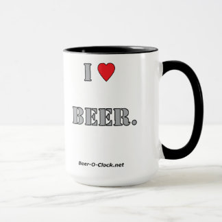 I love beer (Mug) Mug
