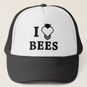 I Love Bees Trucker Hat