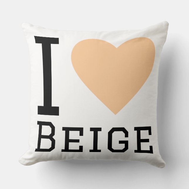 I love beige cushion (Front)