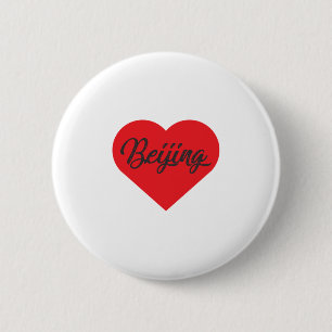 I Love Beijing - China 6 Cm Round Badge