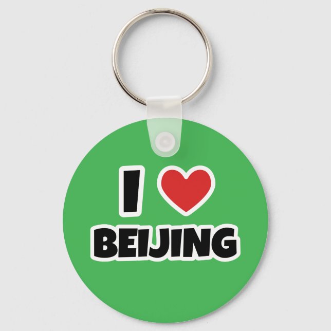 I love Beijing Key Ring (Front)